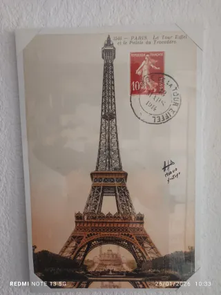 Cuadro Torre Eiffel París La Tour Eiffel