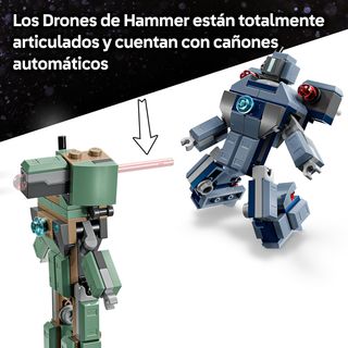 LEGO Marvel Iron Man & War Machine vs Drones