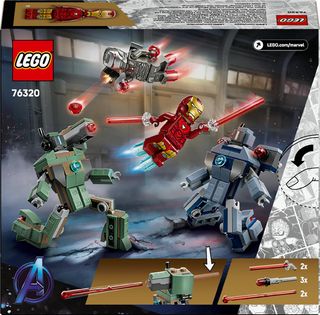 LEGO Marvel Iron Man & War Machine vs Drones