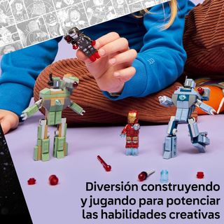 LEGO Marvel Iron Man & War Machine vs Drones