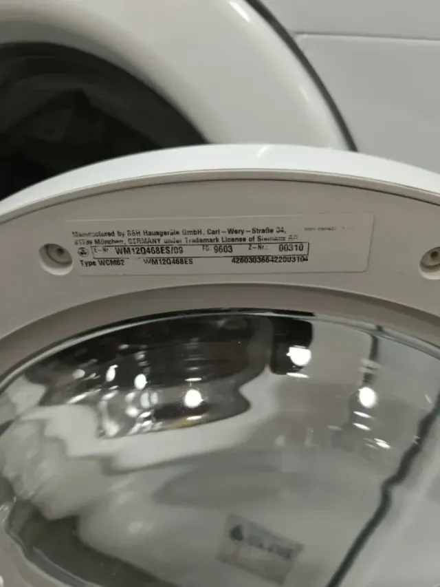 Lavadora Siemens 8kg 1200rpm A+++