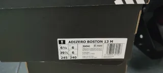 Adidas adizero Boston 13 Talla 39 1/3