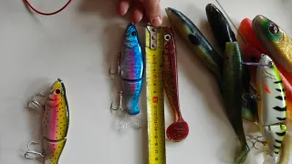 Lote señuelos pesca lucio + regalo