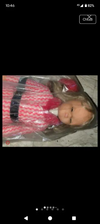 Bambola Carolina anni '70 da colezione