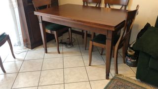 Tavolo ciliegio massello + 6 sedie