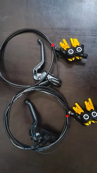 🆕Juego Frenos Magura MT5 de 4 pistones