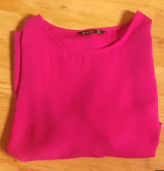 Camisa Stradivarius Mujer Rosa Talla S
