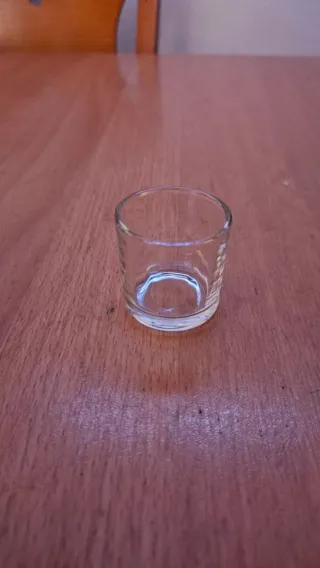 8 Vasos de chupito de cristal