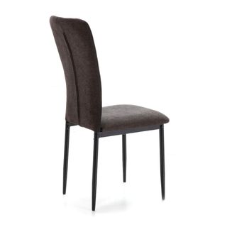 Pack de 4 sillas con tela negra