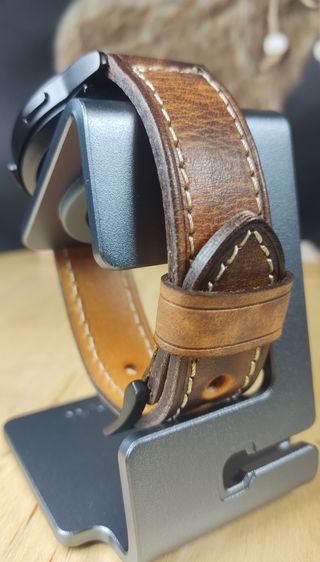 Correa de Cuero para Reloj 22mm Hecha a Mano