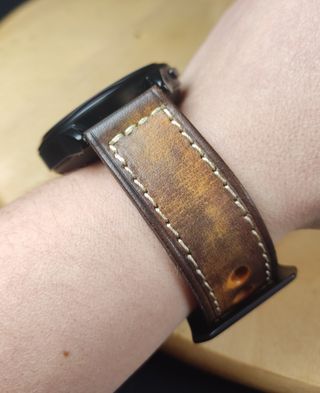 Correa de Cuero para Reloj 22mm Hecha a Mano