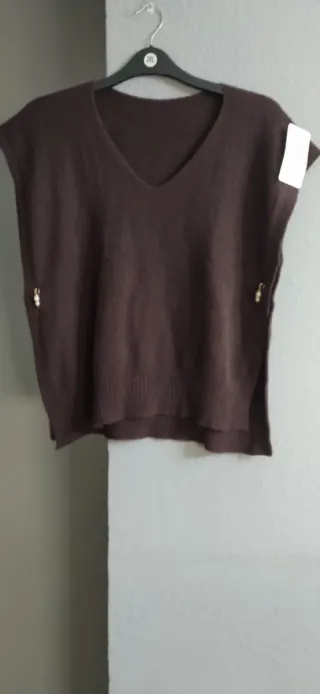 Jersey mujer marrón talla unica