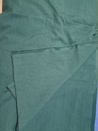Tela verde para cortina, tapicería y más