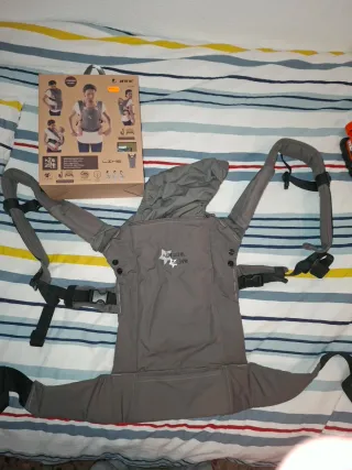 Mochila Portabebés Jane Gris