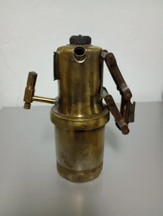 Lámpara Carburo Bicicleta Antigua