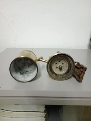 Lámpara Carburo Bicicleta Antigua