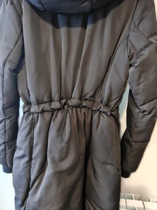 Abrigo Zara Negro Mujer