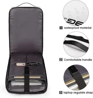 Mochila BanGe Blanca y Negra