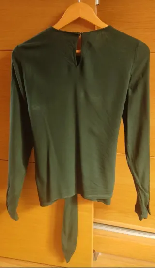 Camisa verde Stradivarius mujer
