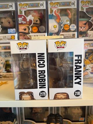 Funko Pop! One Piece Nico Robin y Franky estatuas