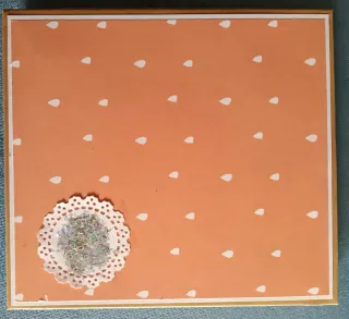 Álbum de fotos decorado hecho a mano