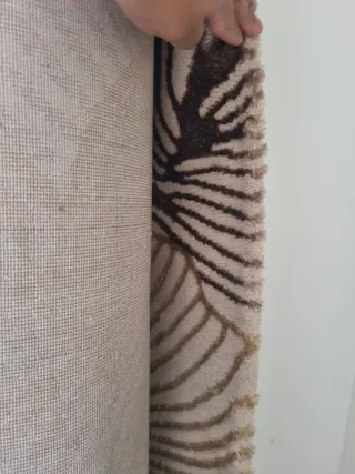 Alfombra grande beige 240x340