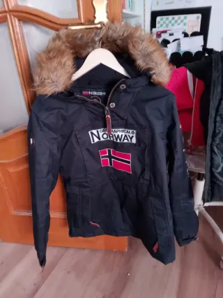 Chaqueta Geographical Norway Negra