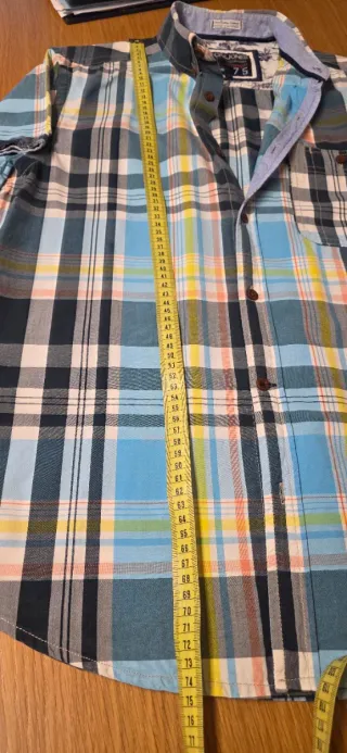 Camisa juvenil JACK&JONES cuadros manga corta