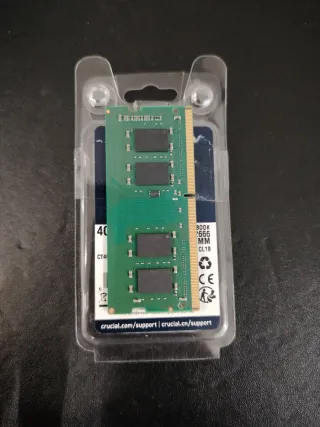 Crucial 4GB DDR4 SODIMM 2666MHz 1.2V