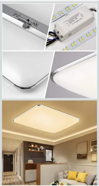 Lámpara Techo LED SAILUN 48W Blanco Cálido