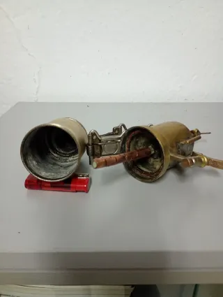 Lámpara Carburo Bicicleta Antigua