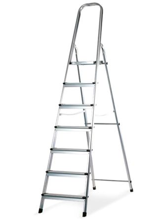 Escalera plegable de aluminio