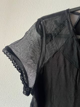 Blusa Morgan Negra Talla XS