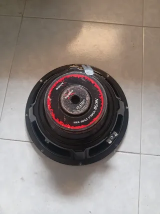 Altavoz Sony Xplod Bombo Coche 800w