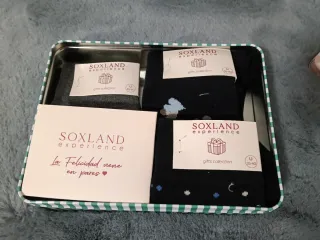 Caja metálica SOXLAND calcetines