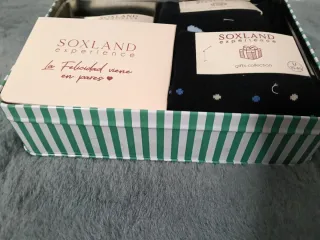 Caja metálica SOXLAND calcetines
