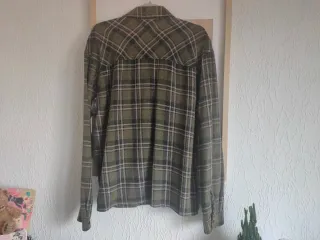 Sobrecamisa cuadros verde talla S