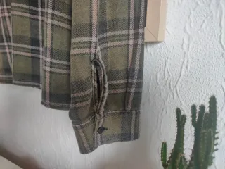 Sobrecamisa cuadros verde talla S