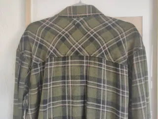 Sobrecamisa cuadros verde talla S