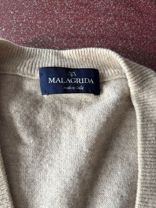 Gilet MALAGRIDA a rombi, 80% lana