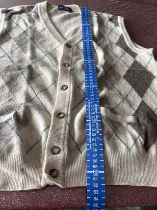 Gilet MALAGRIDA a rombi, 80% lana