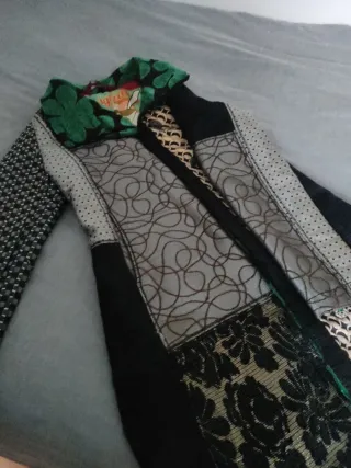 Abrigo Desigual Multicolor