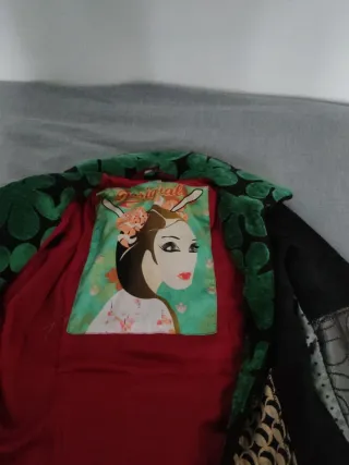 Abrigo Desigual Multicolor