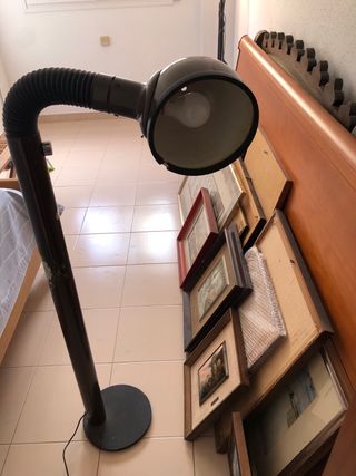 Lámpara de pie vintage metal y plástico