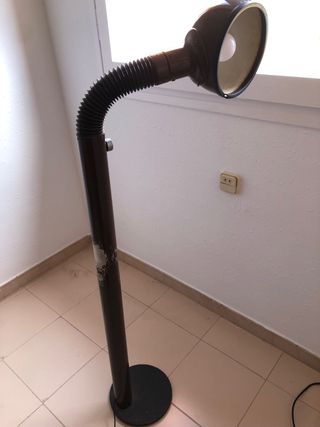 Lámpara de pie vintage metal y plástico