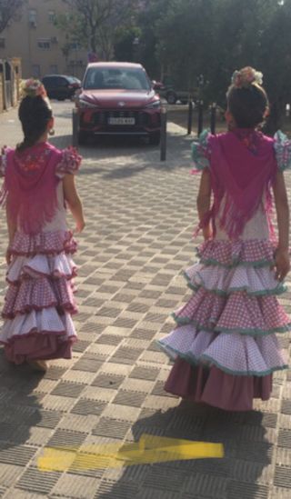 Traje flamenca niña 7 y 9