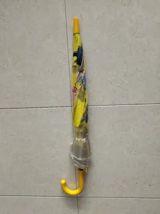 Paraguas amarillo infantil "Les tres bessones"