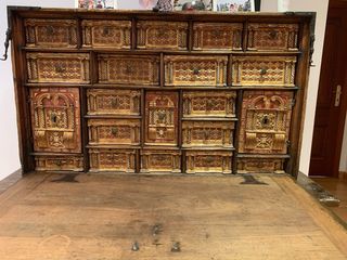 Bargueño SXVII y mesa matancera SXVIII