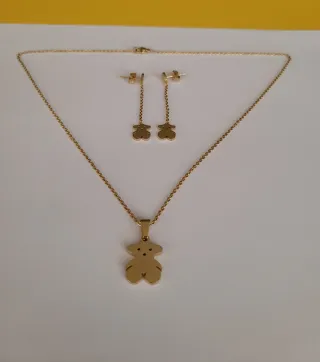 Conjunto collar y pendientes