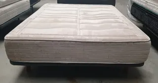 150X190 | COLCHON VISCO + BASE TAPIZADA 3D